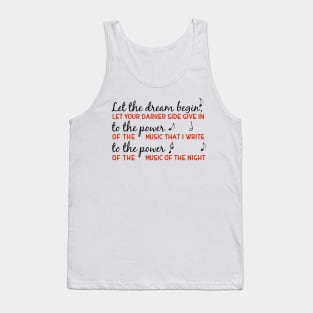 Power of the music Tank Top